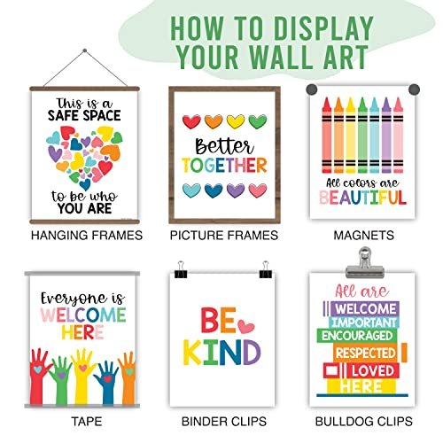 Colorful Diversity Posters | Set of 6 | Educational Posters