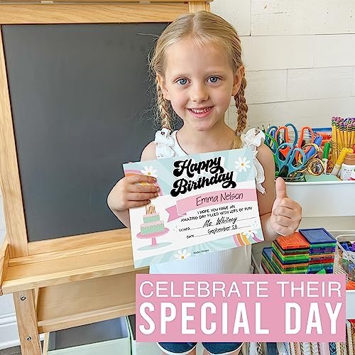 Birthday Certificates | Set of 25 | Birthday Gifts