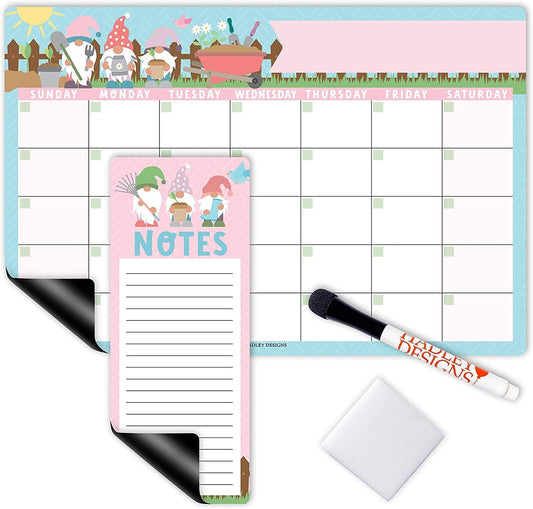 Gnome Magnetic Calendar | Dry-Erase | Calendars & Planners