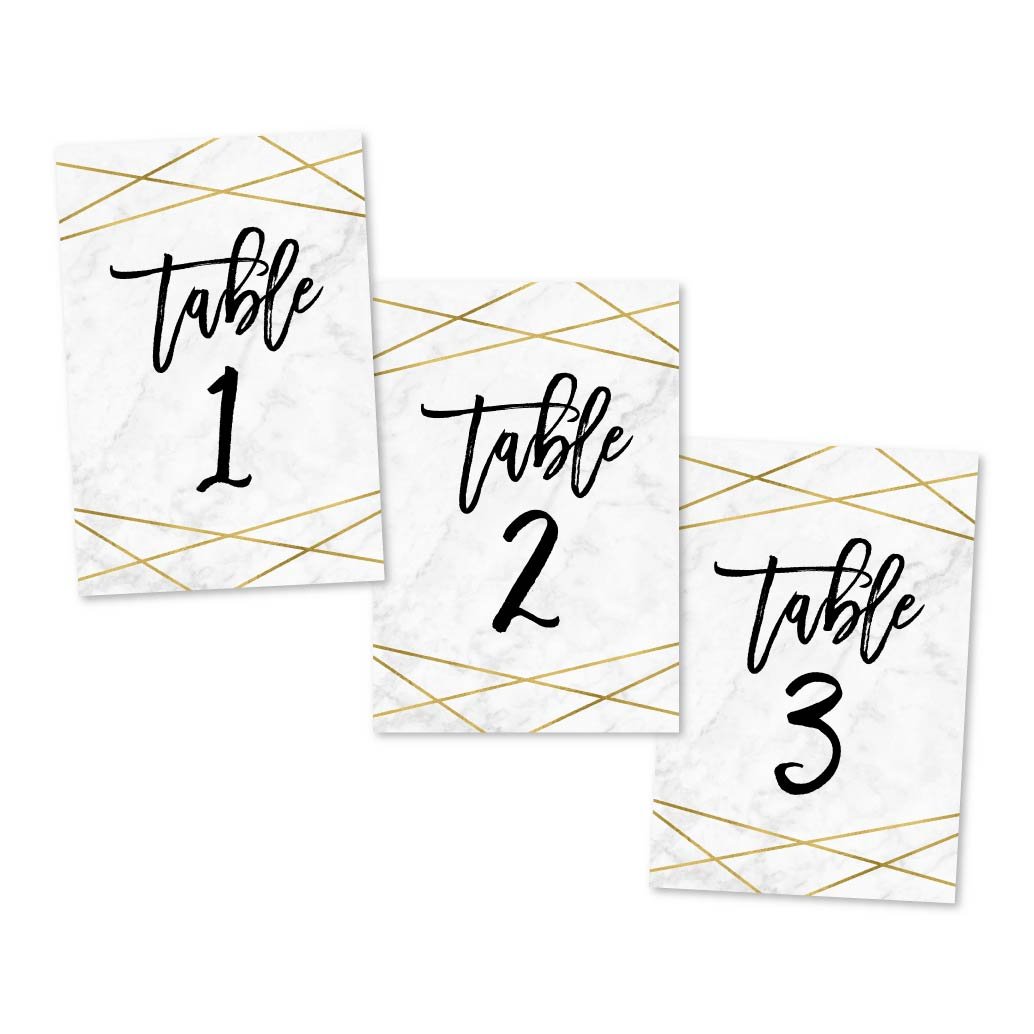 Table Numbers | Set of 25 | Party Supplies