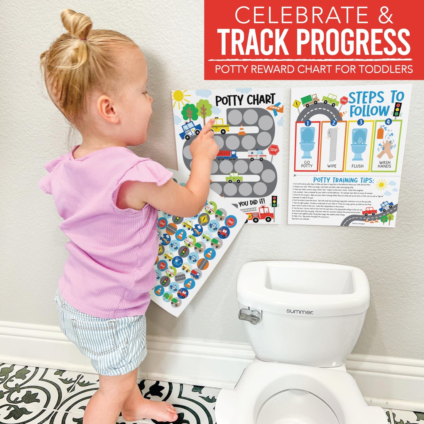 Car Potty Training Chart | Sticker Charts | Early Education