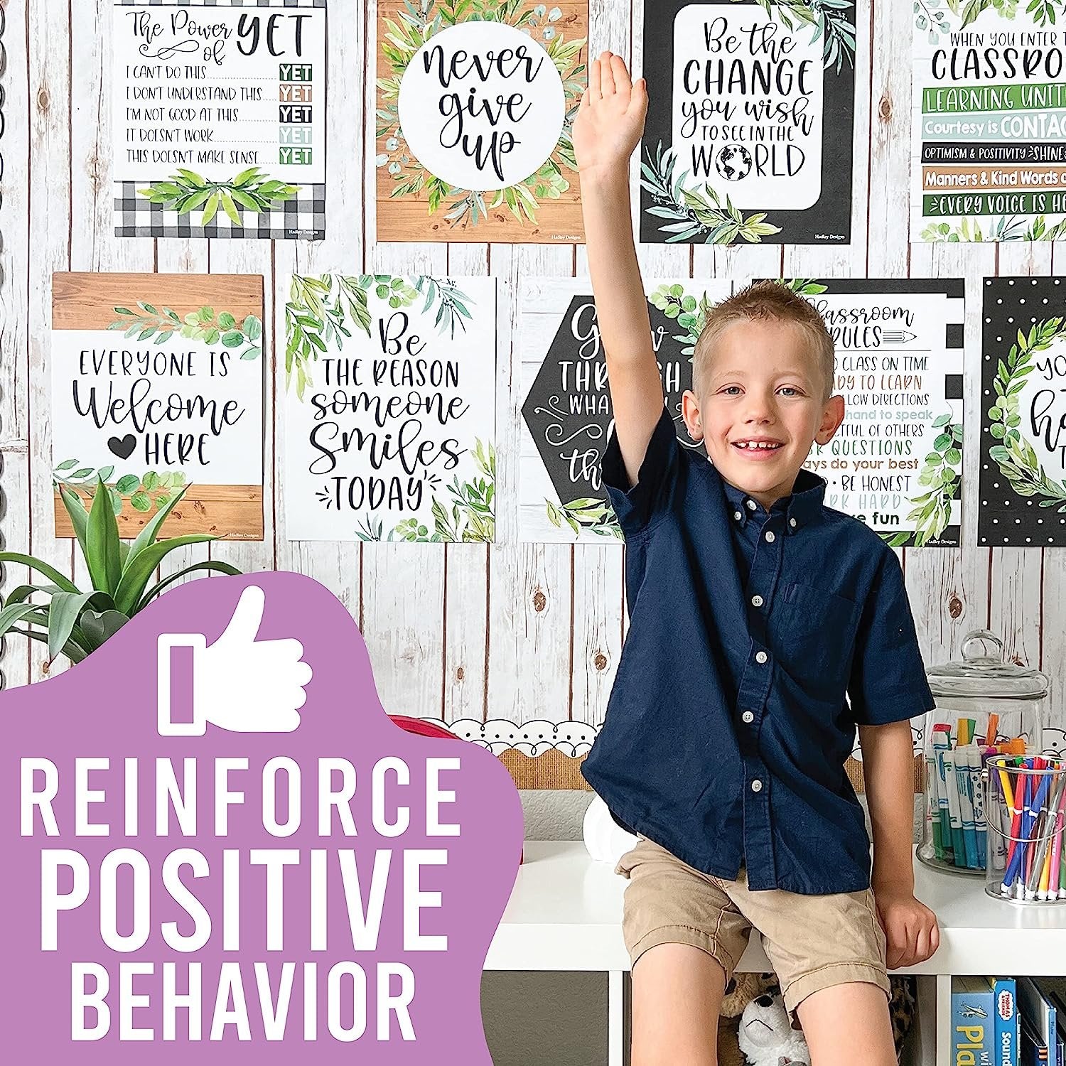Classroom Motivational Posters | Set of 9 | Educational Supplies