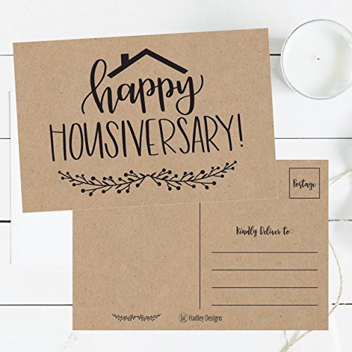 Home Anniversary Postcards | Set of 25 | Greeting Cards