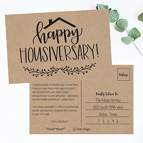 Home Anniversary Postcards | Set of 25 | Greeting Cards