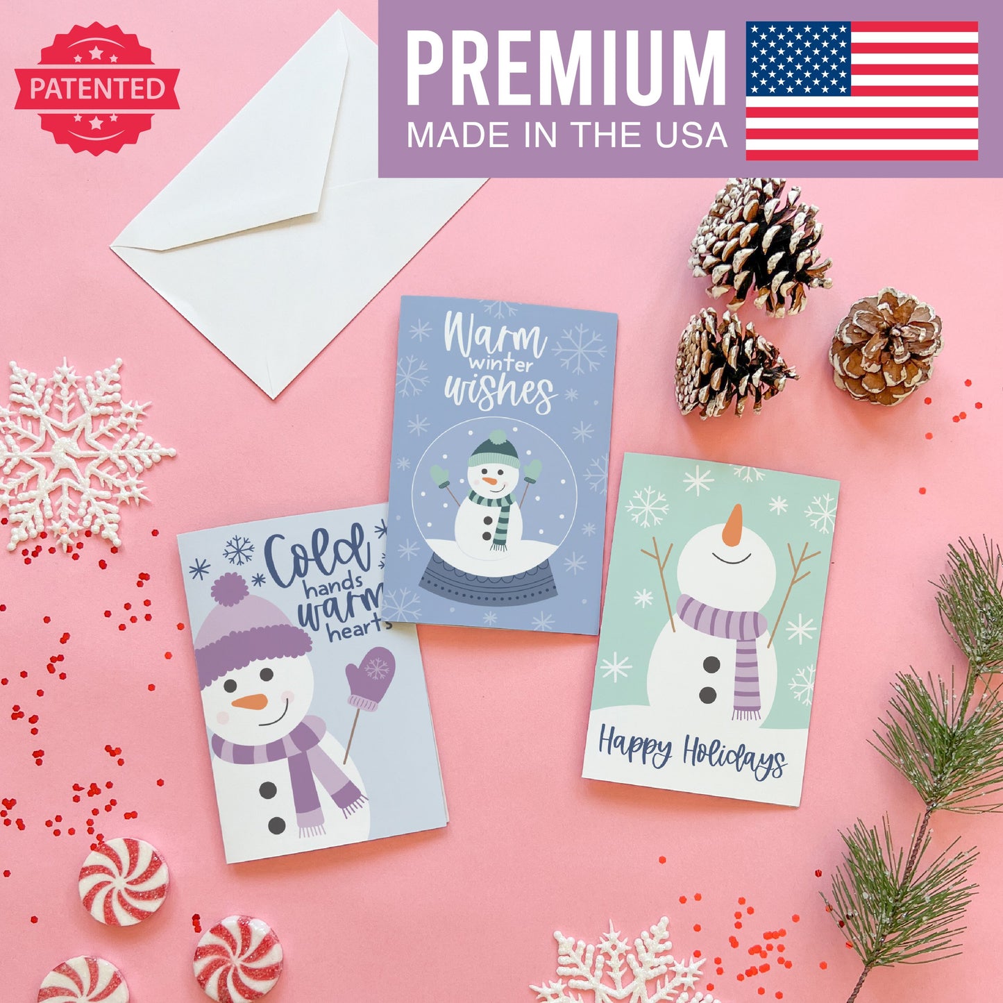 Winter Holiday Cards | Set of 24 | Cards & Party