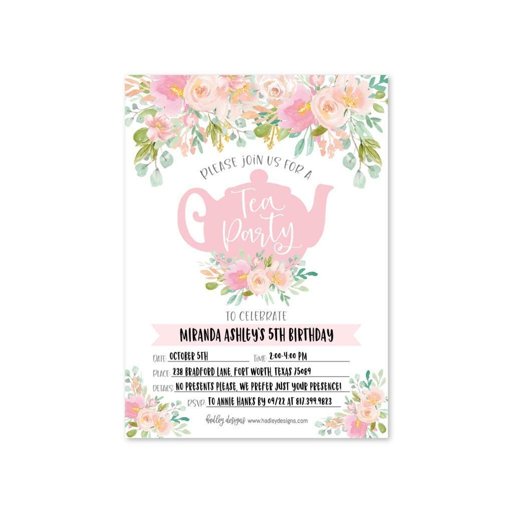 Birthday Girl Invitations | Set of 25 | Kid's Party