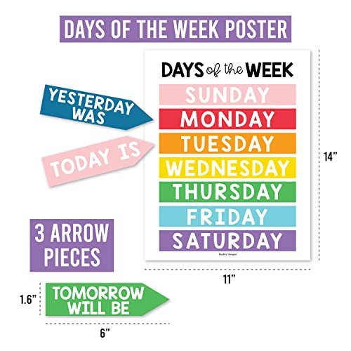 Rainbow Classroom Calendar | Bulletin Board | Classroom Supplies