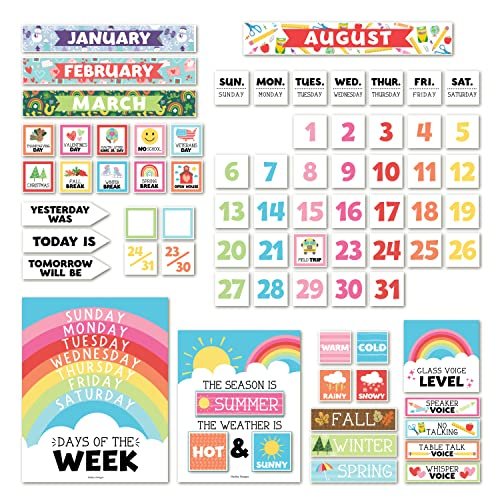 Holiday Doodle Classroom Calendar | Bulletin Board | Classroom Supplies