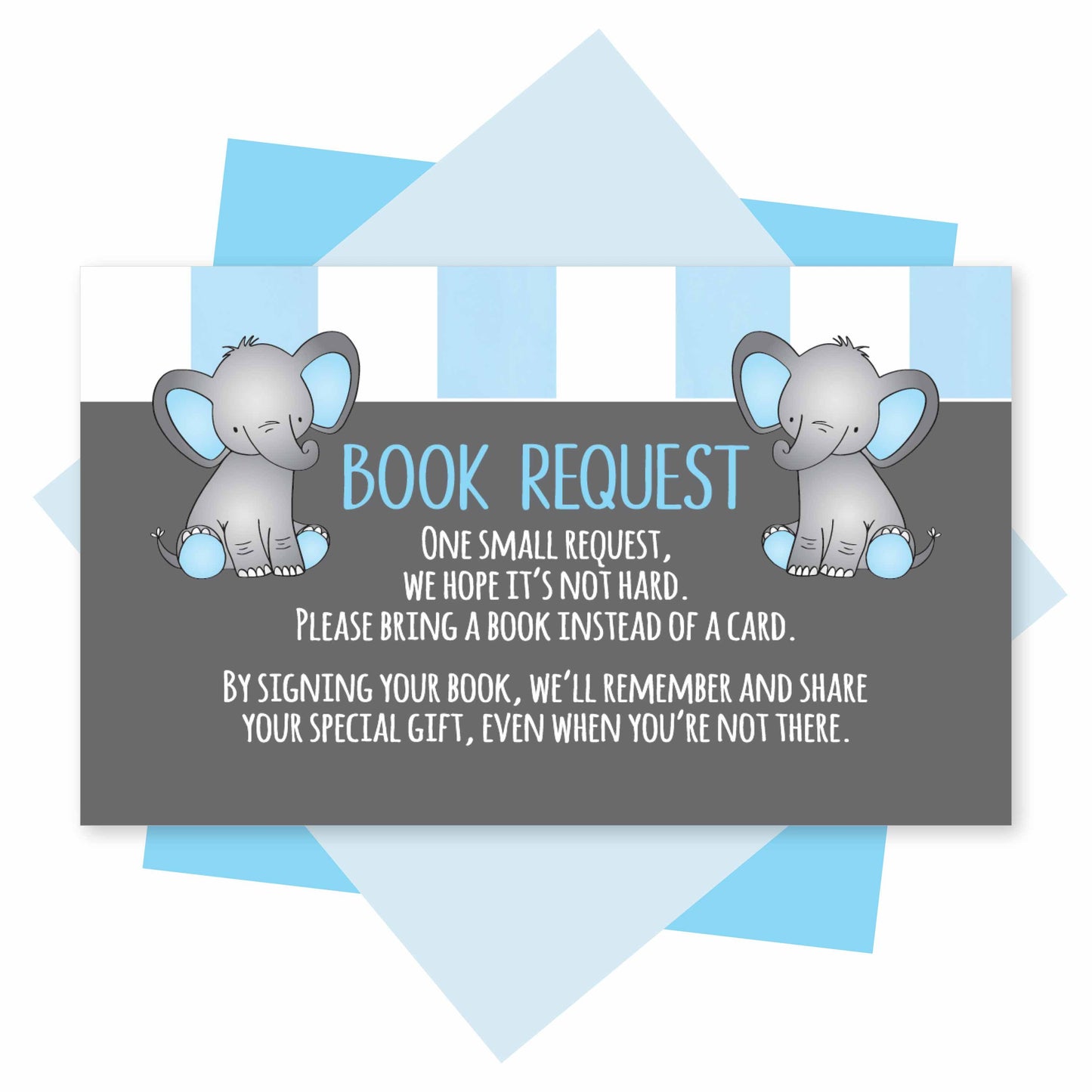 Book Request Cards | Set of 25 | Baby Shower Supplies