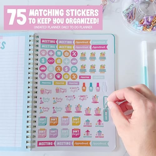Daily Planner | Undated | Calendars & Planners - SAMPLE