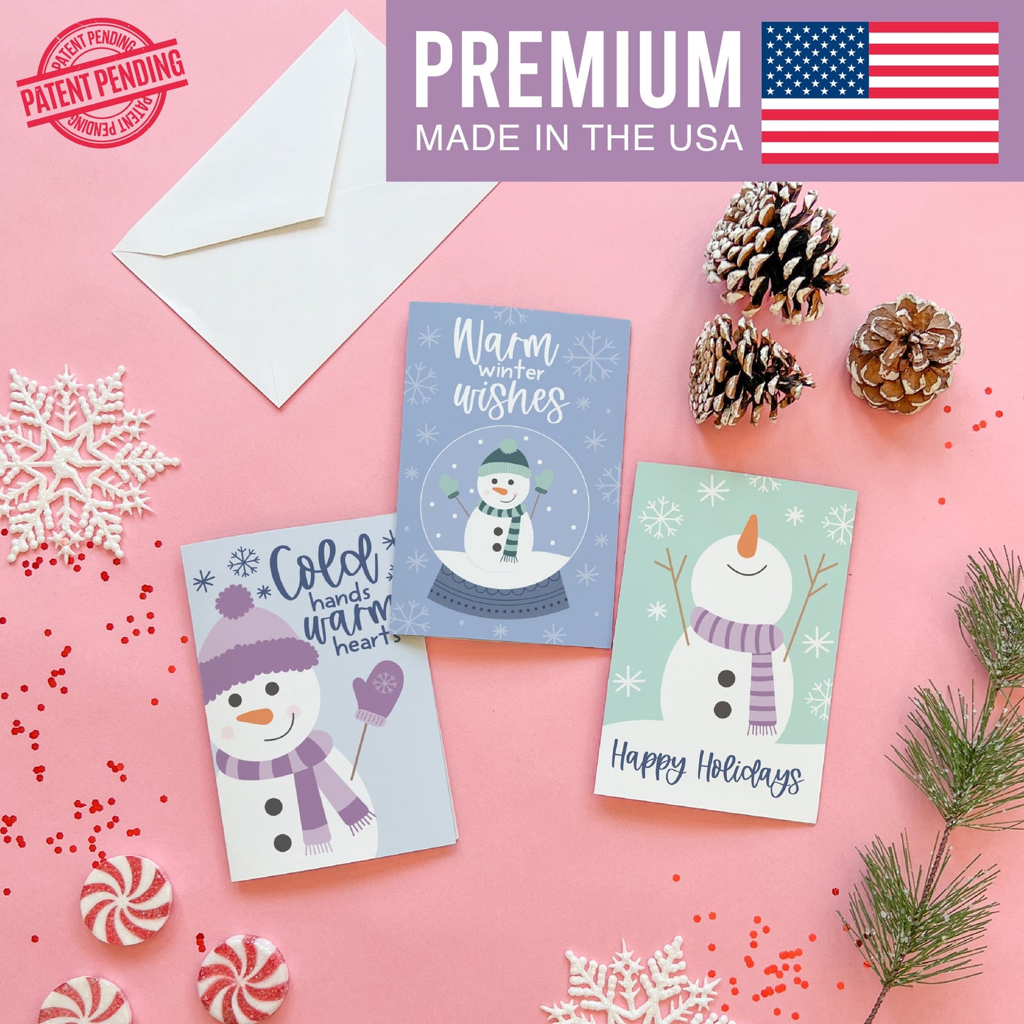 Winter Holiday Cards | Set of 24 | Cards & Party