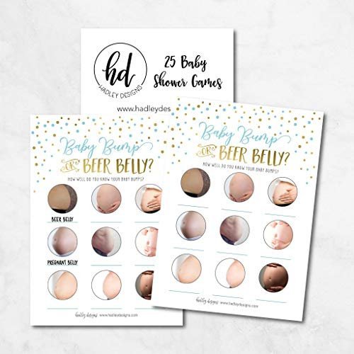Boobs or Butts Baby Shower Game | Set of 25 | Baby Shower Supplies