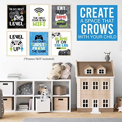 Gaming Children's Wall Art | Set of 6 | Home Decor