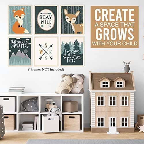 Nursery Wall Art | Set of 6 | Nursery Home Decor