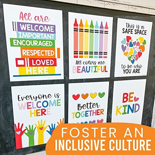 Colorful Diversity Posters | Set of 6 | Educational Posters