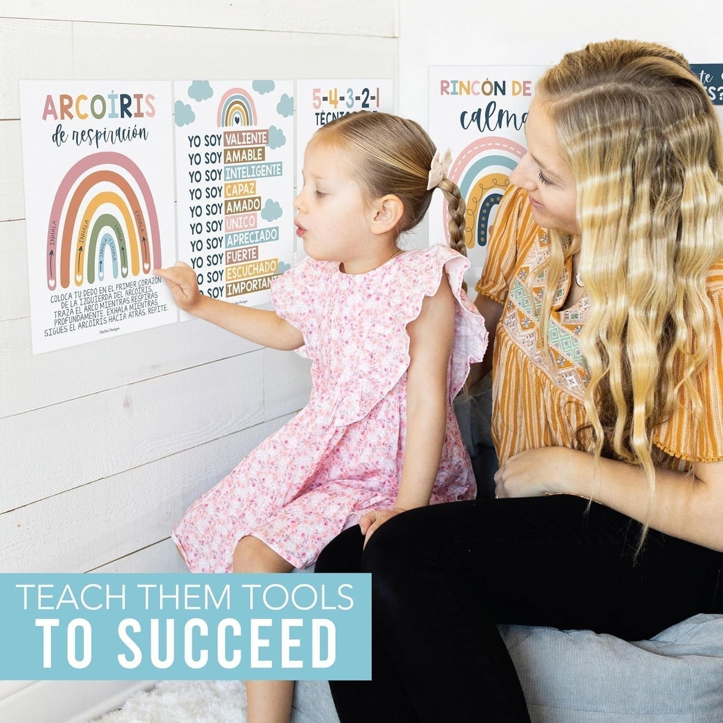 Spanish Calming Corner Posters | Set of 6 | Spanish Educational Posters