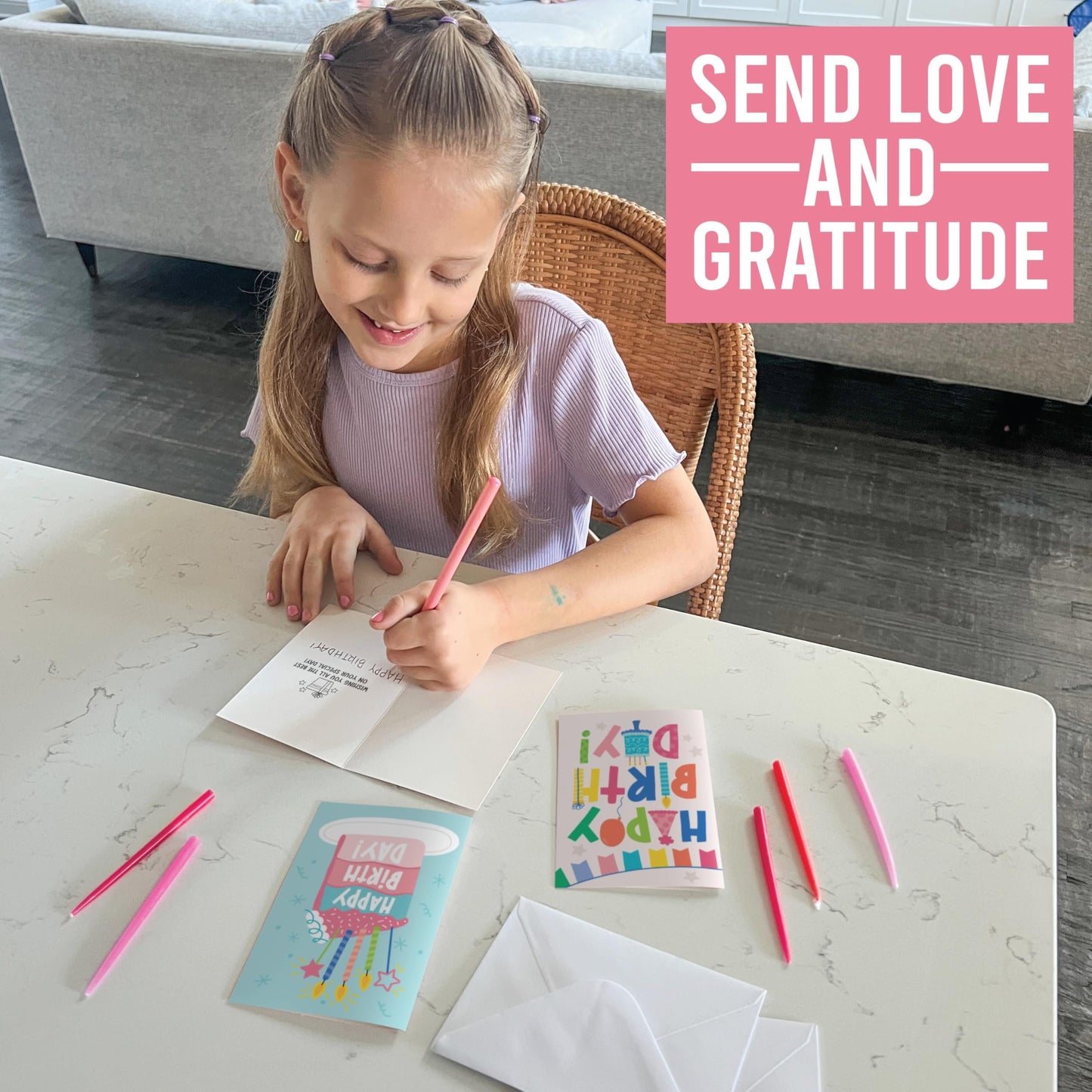 Happy Birthday Cards | Set of 24 | Envelopes Included | Cards & Party