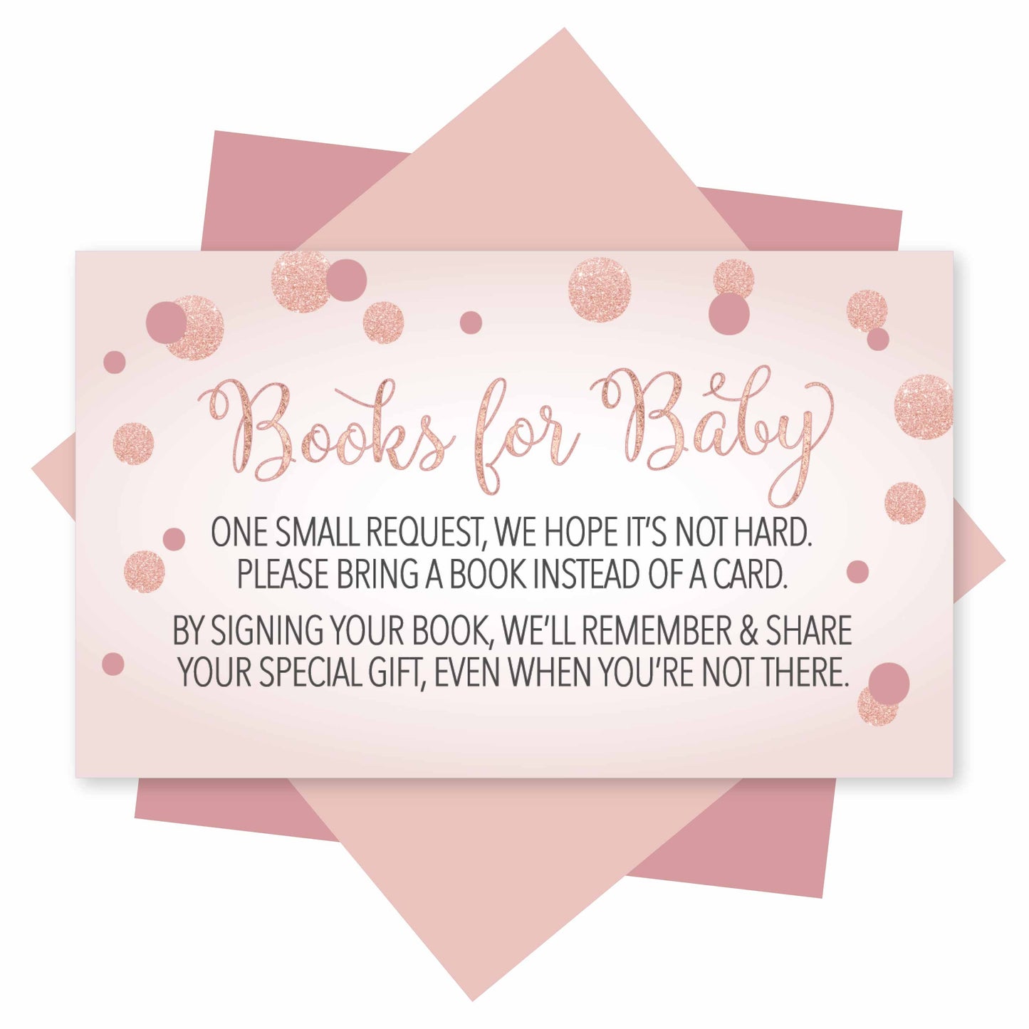 Book Request Cards | Set of 25 | Baby Shower Supplies