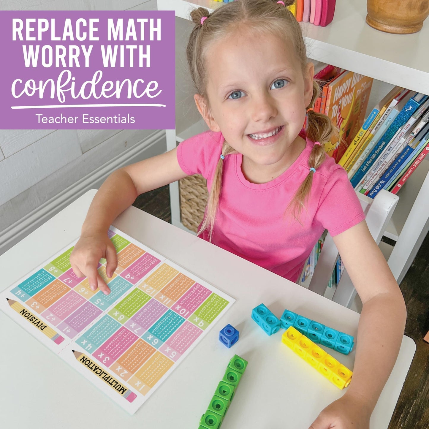 Math Cheat Sheets | Double-Sided Multiplication & Division | Classroom Supplies