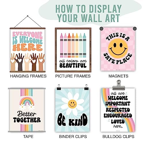 Retro Diversity Posters | Set of 6 | Educational Posters