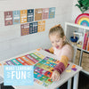 Boho Rainbow Alphabet Bulletin Board Set | Classroom Supplies | Educational Decor