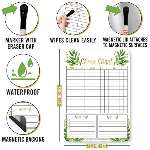 Greenery Chore Charts | Home Organization