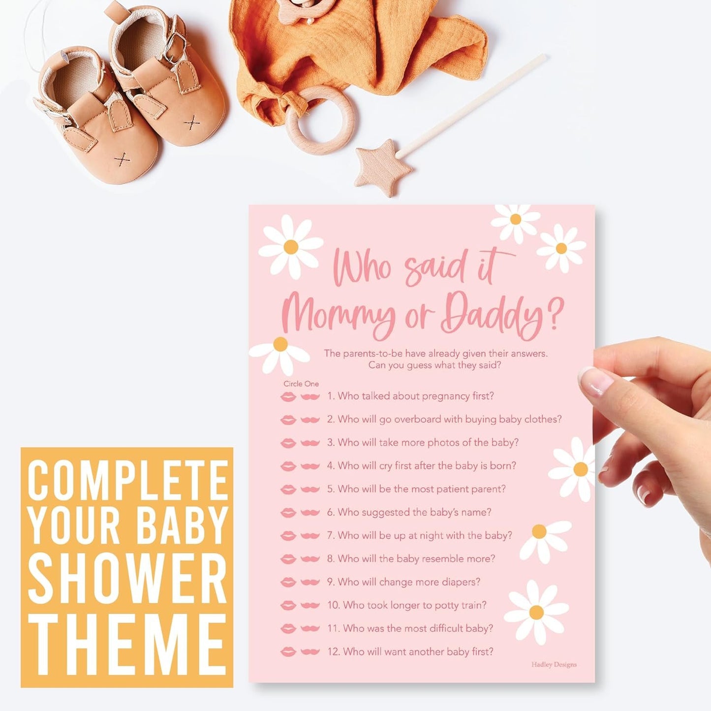 20 Retro Baby Shower Games For Girl - Hilarious Baby Shower Games Girl, Guess Who Mommy Or Daddy Baby Shower Game, Baby Girl Baby Shower Word Search Game, Baby Girl Baby Shower Games Funny