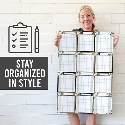 Magnolia Undated Yearly 12-Month Calendar | Dry Erase | Calendars & Planners