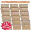 Large Desk Calendar | 18-Month | 2025-2026 | Calendars & Planners