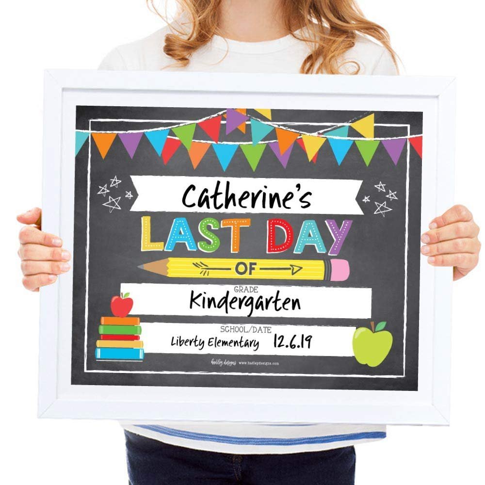 Back To School Signs | Set of 10 | School Supplies