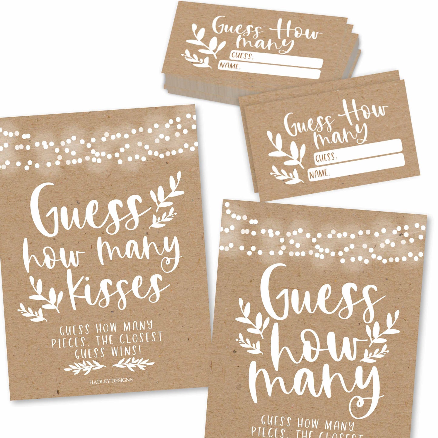 Guessing Games | Set of 25 | Bridal Shower Games