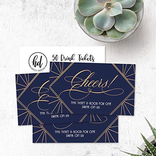 Drink Tickets | Set of 50 | Wedding Supplies