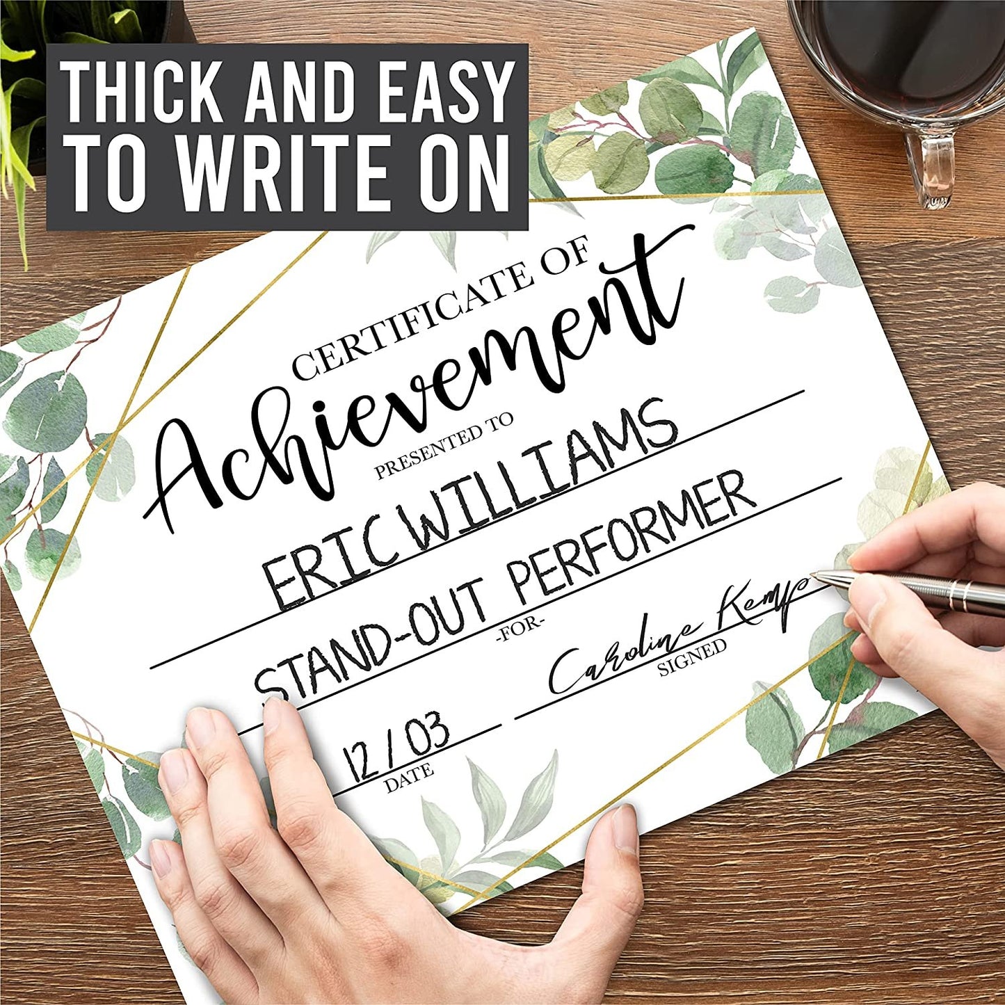 Kids & Adults Certificate of Achievement | Set of 25 | Trophies & Awards