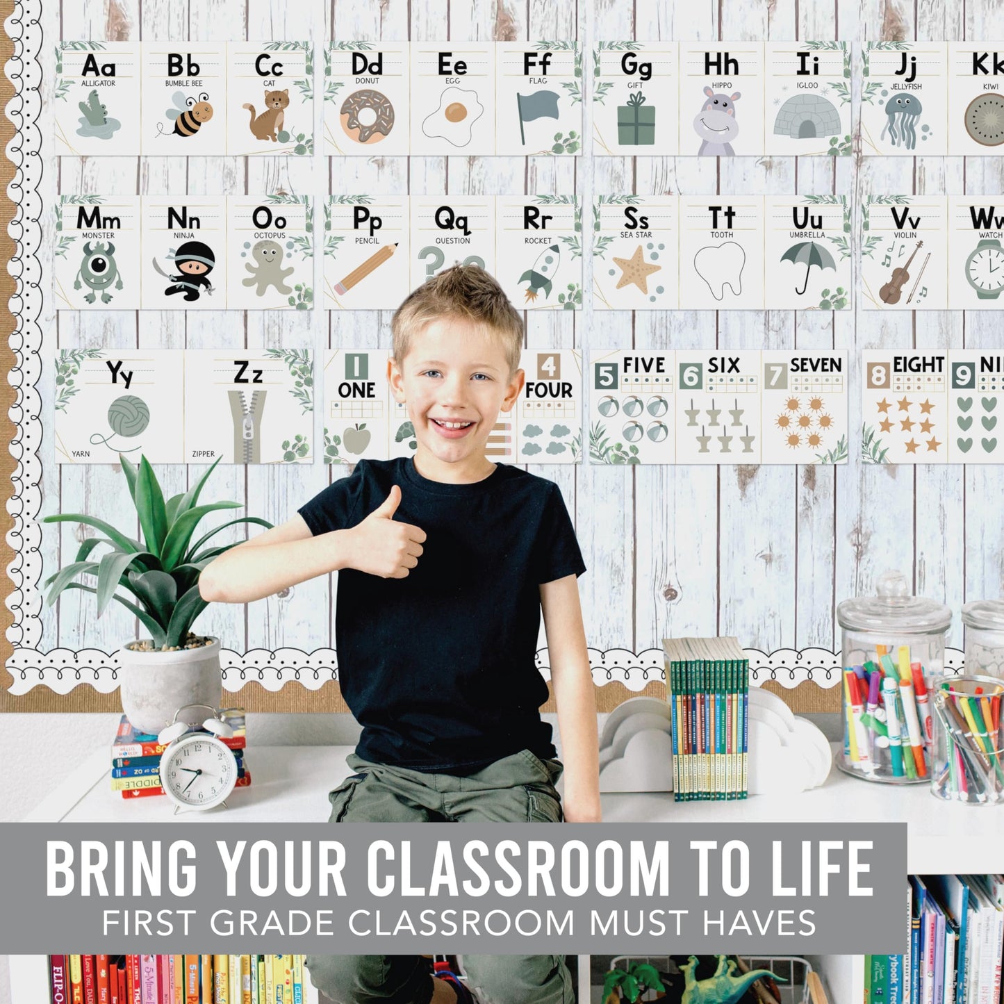 Alphabet Bulletin Board Set | Classroom Supplies | Educational Decor