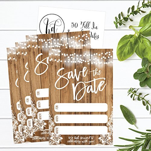 Save The Date Postcards | Set of 25 | Greeting Cards