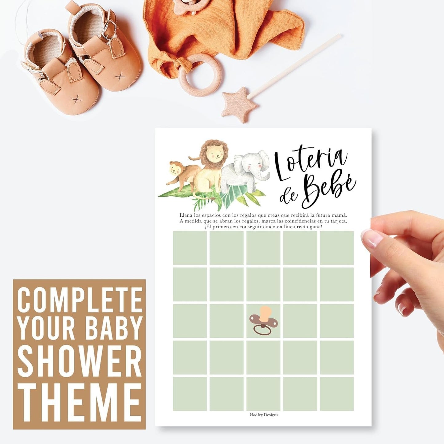 Spanish Baby Bingo | Who Knows Mommy Best | Set of 20 | Spanish Baby Shower Games