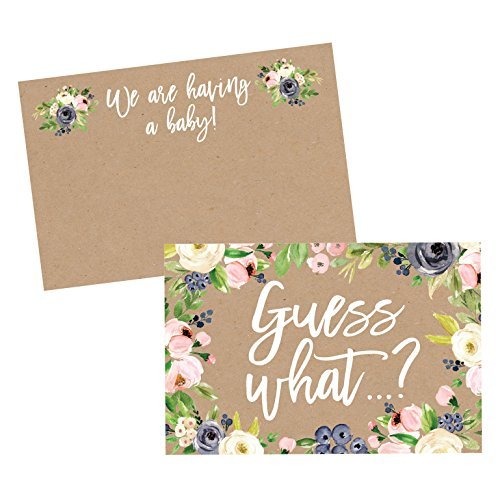 Pregnancy Announcement Postcards | Set of 25 | Greeting Cards