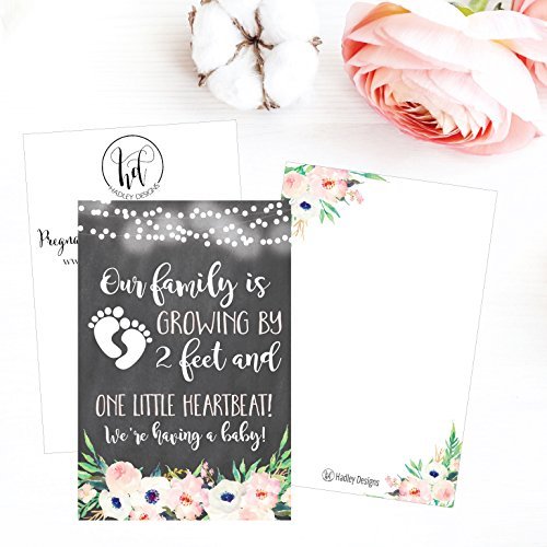 Pregnancy Announcement Postcards | Set of 25 | Greeting Cards