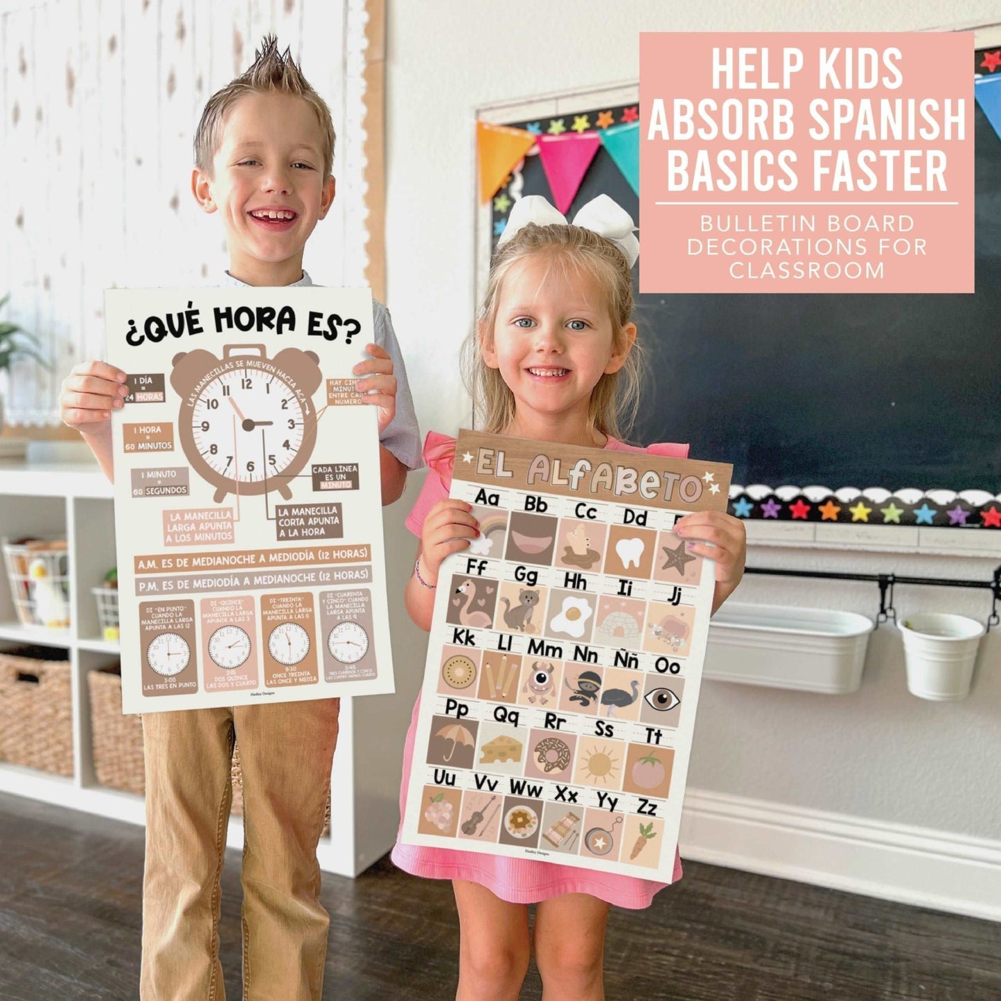 Spanish Posters | Set of 12 | Spanish Educational Supplies