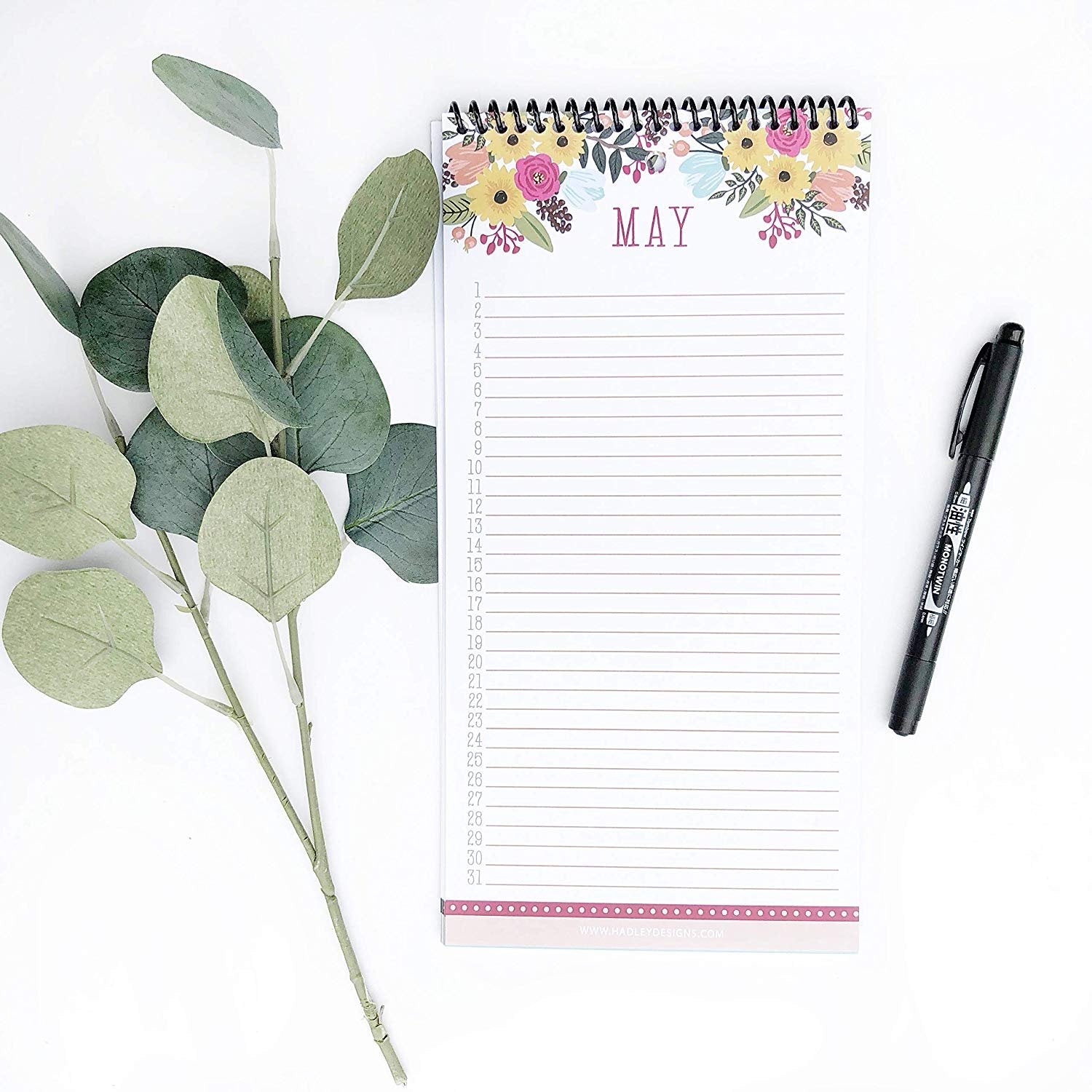 Perpetual Calendar | 12 Months | Home & Organization