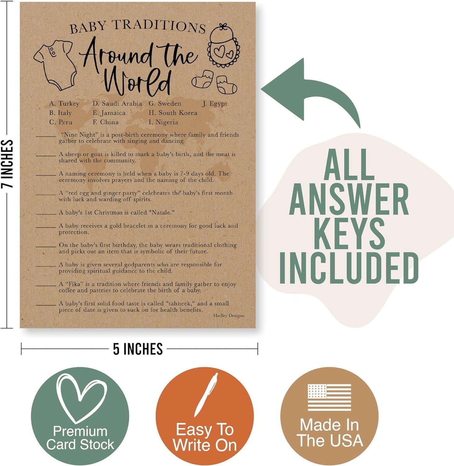 Who Said it, Who Knows Mommy Best, Baby Traditions, Family Feud Games | Set of 40 | Baby Shower Games