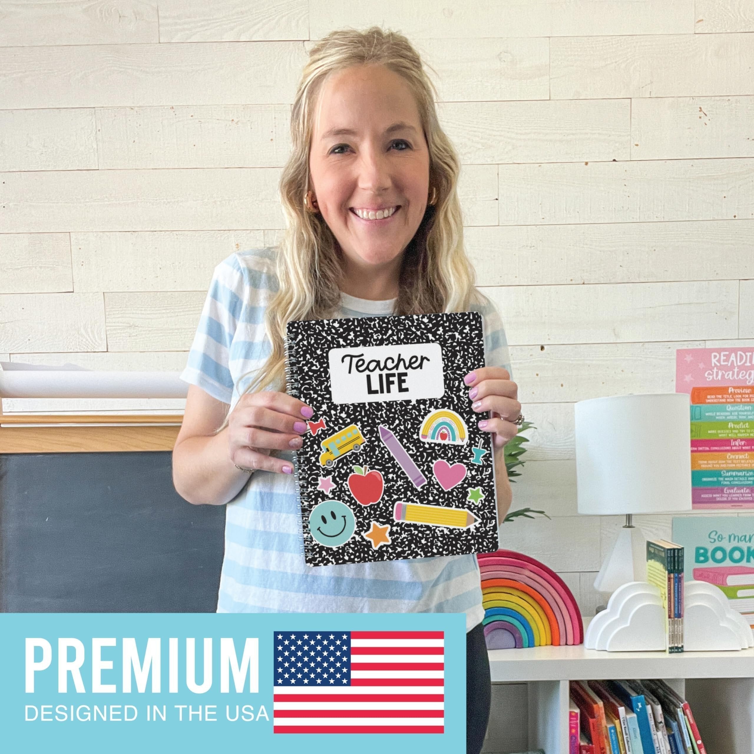Undated Teacher Planner | 2025-2026 | Teaching Supplies - SAMPLE