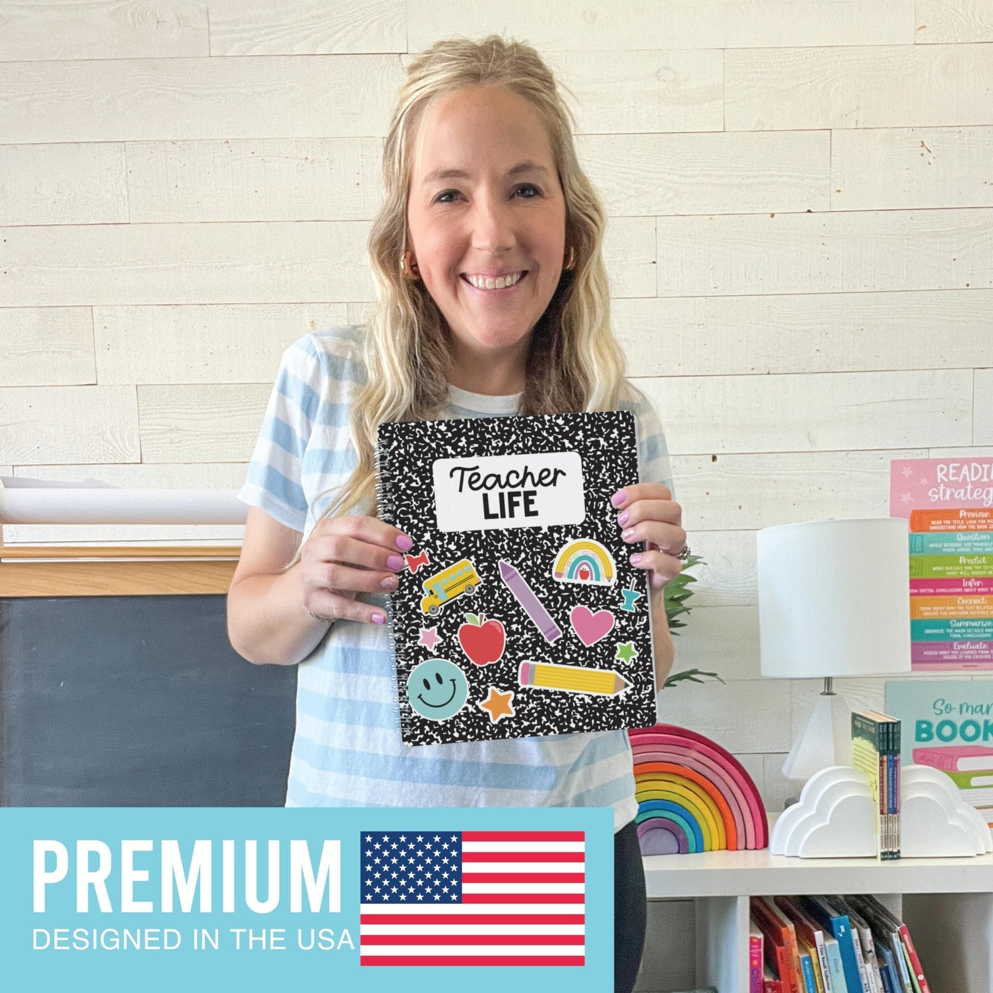 Undated Teacher Planner | 2025-2026 | Teaching Supplies - SAMPLE