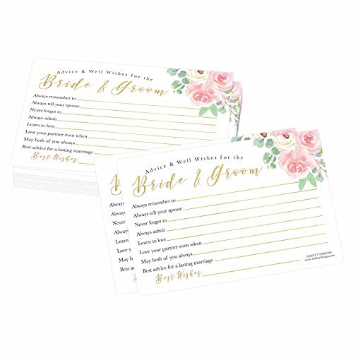 Wedding Advice Cards | Set of 50 | Wedding Supplies