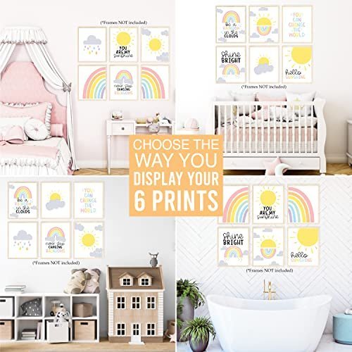 Nursery Wall Art | Set of 6 | Nursery Home Decor