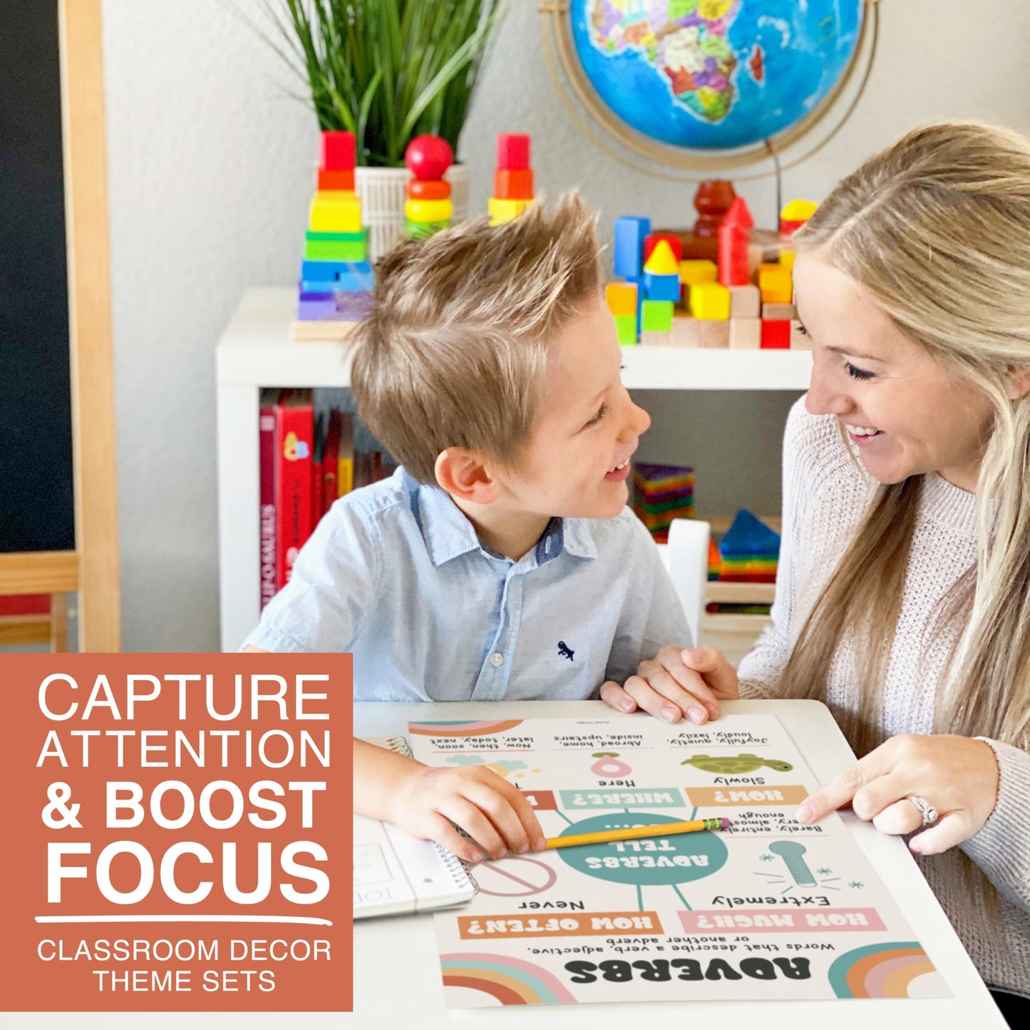 Parts of Speech Posters | Set of 12 | Educational Posters