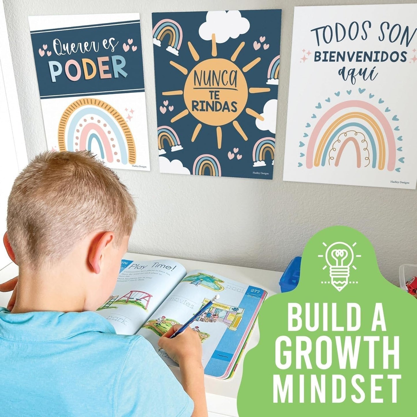 Spanish Motivational Posters | Set of 6 | Spanish Classroom Supplies