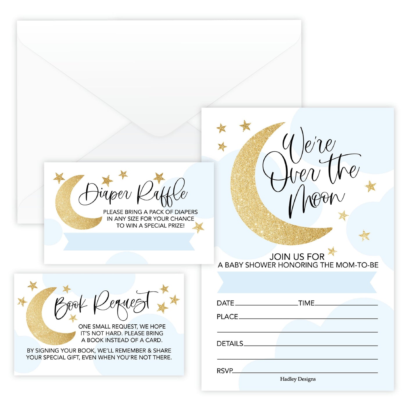 Invitation Bundles | Set of 15 | Baby Shower Supplies