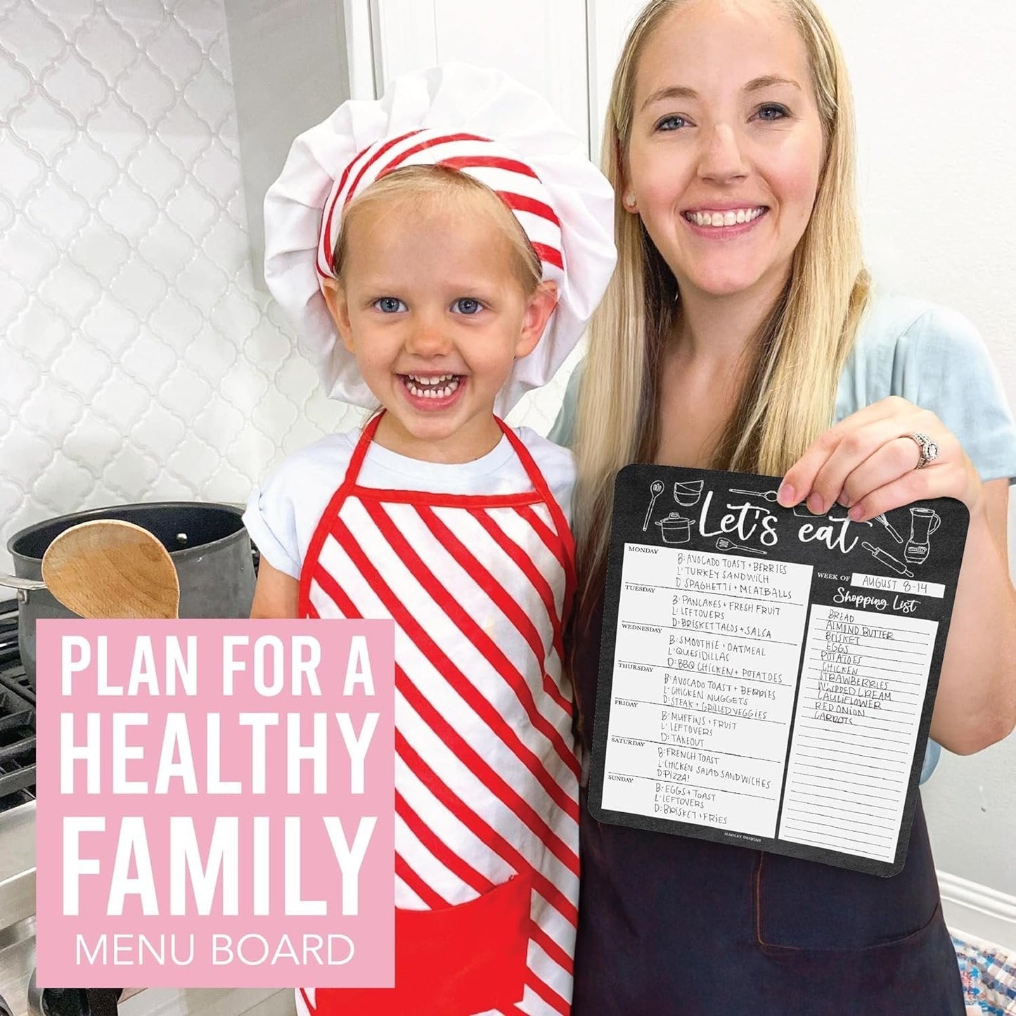 Chalkboard Magnetic Meal Planner | Weekly | Calendar & Planners