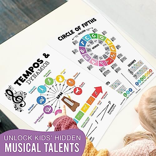 Colorful Music Posters | Set of 9 | Music Classroom